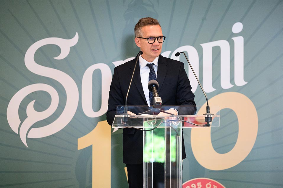 Dr. Farkas Ciprián, Sopron polgármestere beszédet mond