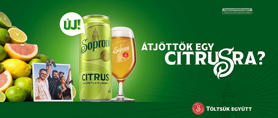 Citrusokkal frissül a szűretlen lager